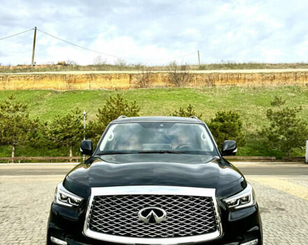 Черный Инфинити QX80, объемом двигателя 5.55 л и пробегом 58 тыс. км за 41000 $, фото 1 на Automoto.ua