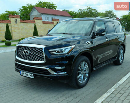 Черный Инфинити QX80, объемом двигателя 5.55 л и пробегом 32 тыс. км за 41500 $, фото 8 на Automoto.ua