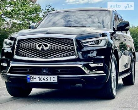 Черный Инфинити QX80, объемом двигателя 5.6 л и пробегом 8 тыс. км за 52900 $, фото 18 на Automoto.ua