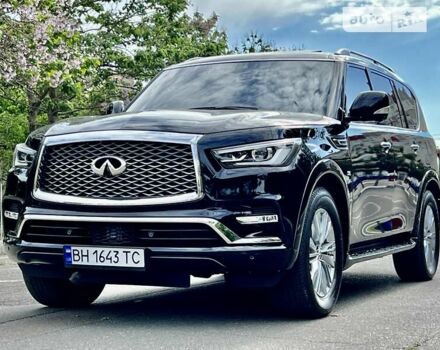 Черный Инфинити QX80, объемом двигателя 5.6 л и пробегом 8 тыс. км за 52900 $, фото 11 на Automoto.ua