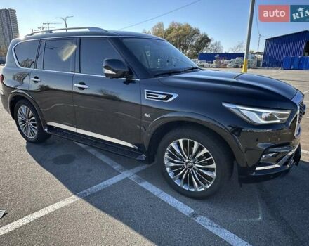 Черный Инфинити QX80, объемом двигателя 5.55 л и пробегом 29 тыс. км за 59900 $, фото 2 на Automoto.ua