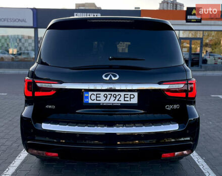 Черный Инфинити QX80, объемом двигателя 5.55 л и пробегом 80 тыс. км за 46500 $, фото 8 на Automoto.ua