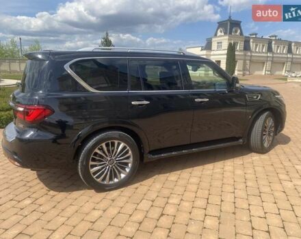 Черный Инфинити QX80, объемом двигателя 5.55 л и пробегом 90 тыс. км за 47500 $, фото 8 на Automoto.ua