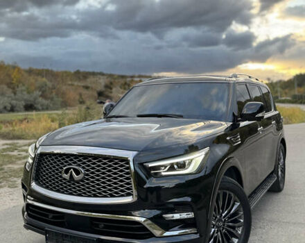 Черный Инфинити QX80, объемом двигателя 5.6 л и пробегом 65 тыс. км за 65900 $, фото 3 на Automoto.ua
