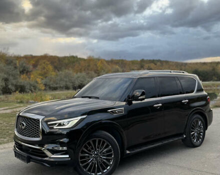 Черный Инфинити QX80, объемом двигателя 5.6 л и пробегом 65 тыс. км за 65900 $, фото 5 на Automoto.ua