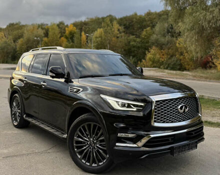 Черный Инфинити QX80, объемом двигателя 5.6 л и пробегом 65 тыс. км за 65900 $, фото 1 на Automoto.ua