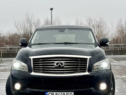 Інфініті QX80 2013 у Києві на Automoto.ua Чорний Інфініті QX80, об'ємом двигуна 5.55 л та пробігом 166 тис. км за 19550 $, фото 1 на Automoto.ua
