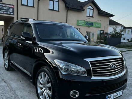 Черный Инфинити QX80, объемом двигателя 5.55 л и пробегом 298 тыс. км за 20700 $, фото 1 на Automoto.ua