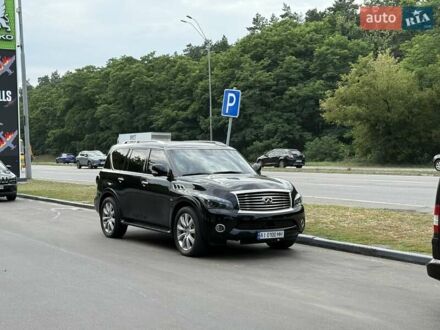Черный Инфинити QX80, объемом двигателя 5.55 л и пробегом 198 тыс. км за 21999 $, фото 1 на Automoto.ua