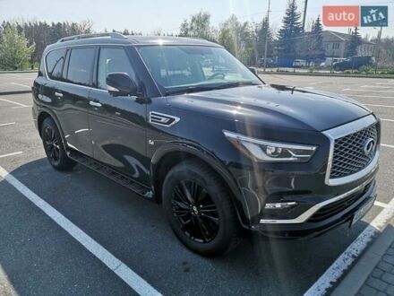 Инфинити QX80 2017 в Киеве на Automoto.ua Черный Инфинити QX80, объемом двигателя 5.55 л и пробегом 95 тыс. км за 37900 $, фото 1 на Automoto.ua