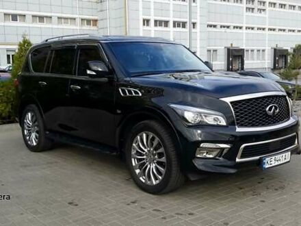 Инфинити QX80 2017 в Днепре (Днепропетровске) на Automoto.ua Черный Инфинити QX80, объемом двигателя 5.55 л и пробегом 105 тыс. км за 28300 $, фото 1 на Automoto.ua