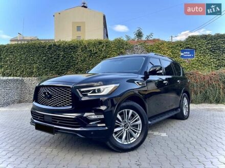 Черный Инфинити QX80, объемом двигателя 5.55 л и пробегом 149 тыс. км за 28999 $, фото 1 на Automoto.ua