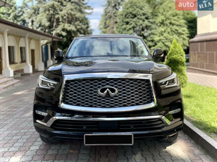 Черный Инфинити QX80, объемом двигателя 5.55 л и пробегом 148 тыс. км за 29999 $, фото 1 на Automoto.ua