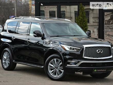 Інфініті QX80 2018 у Києві на Automoto.ua Чорний Інфініті QX80, об'ємом двигуна 5.6 л та пробігом 75 тис. км за 48000 $, фото 1 на Automoto.ua