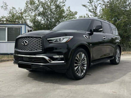 Черный Инфинити QX80, объемом двигателя 5.55 л и пробегом 86 тыс. км за 40000 $, фото 1 на Automoto.ua
