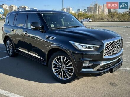 Черный Инфинити QX80, объемом двигателя 5.55 л и пробегом 29 тыс. км за 59900 $, фото 1 на Automoto.ua
