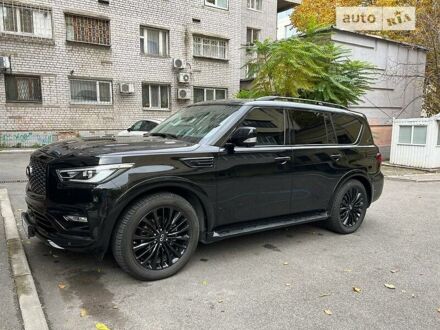 Інфініті QX80 2020 у Дніпро (Дніпропетровську) на Automoto.ua Чорний Інфініті QX80, об'ємом двигуна 5.6 л та пробігом 40 тис. км за 68000 $, фото 1 на Automoto.ua