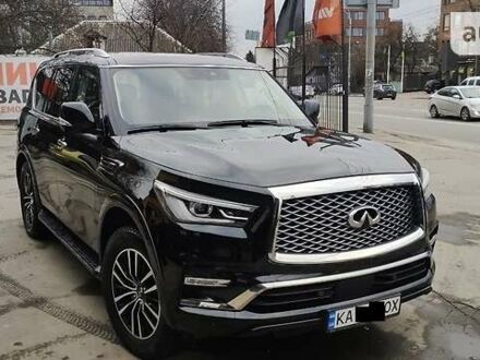 Инфинити QX80 2021 в Киеве на Automoto.ua Черный Инфинити QX80, объемом двигателя 5.6 л и пробегом 20 тыс. км за 63000 $, фото 1 на Automoto.ua
