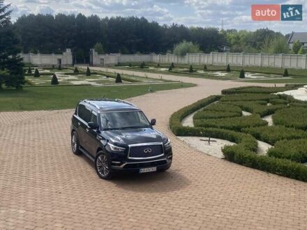 Инфинити QX80 2021 в Киеве на Automoto.ua Черный Инфинити QX80, объемом двигателя 5.55 л и пробегом 90 тыс. км за 47500 $, фото 1 на Automoto.ua