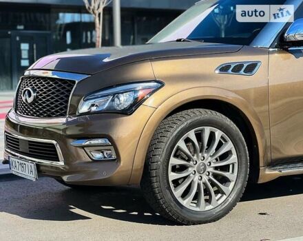 Коричневий Інфініті QX80, об'ємом двигуна 5.6 л та пробігом 81 тис. км за 26999 $, фото 27 на Automoto.ua