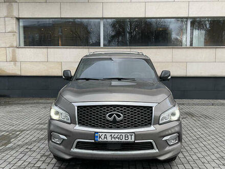 Інфініті QX80 2015 у Києві на Automoto.ua Коричневий Інфініті QX80, об'ємом двигуна 5.6 л та пробігом 128 тис. км за 28000 $, фото 1 на Automoto.ua