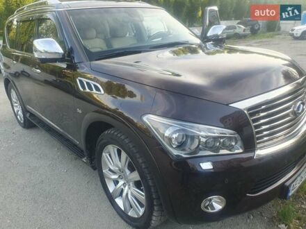 Инфинити QX80 2013 в Днепре (Днепропетровске) на Automoto.ua Красный Инфинити QX80, объемом двигателя 5.55 л и пробегом 170 тыс. км за 25000 $, фото 1 на Automoto.ua