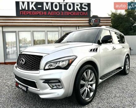 Серый Инфинити QX80, объемом двигателя 5.55 л и пробегом 141 тыс. км за 23900 $, фото 2 на Automoto.ua