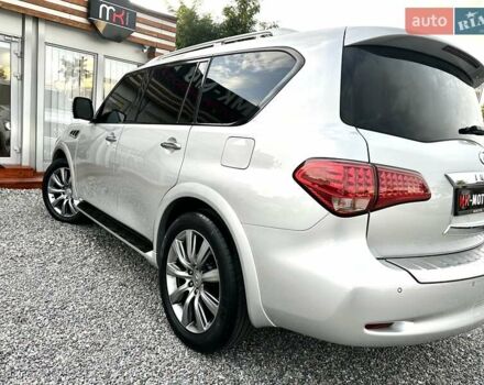 Серый Инфинити QX80, объемом двигателя 5.55 л и пробегом 141 тыс. км за 23900 $, фото 3 на Automoto.ua