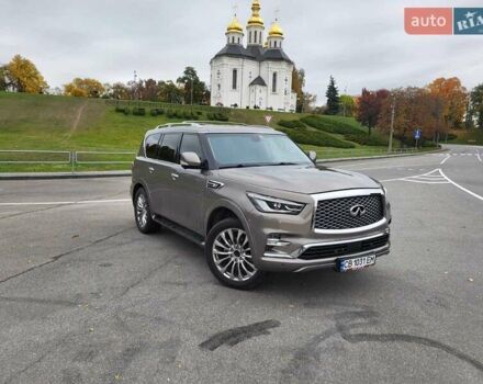 Серый Инфинити QX80, объемом двигателя 5.55 л и пробегом 112 тыс. км за 25500 $, фото 5 на Automoto.ua