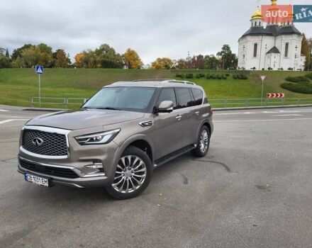 Серый Инфинити QX80, объемом двигателя 5.55 л и пробегом 112 тыс. км за 25500 $, фото 4 на Automoto.ua