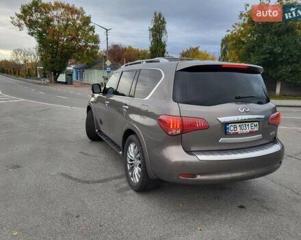 Серый Инфинити QX80, объемом двигателя 5.55 л и пробегом 112 тыс. км за 25500 $, фото 3 на Automoto.ua