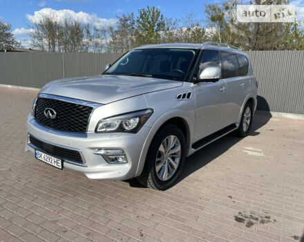 Серый Инфинити QX80, объемом двигателя 5.55 л и пробегом 93 тыс. км за 33000 $, фото 2 на Automoto.ua