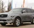 Серый Инфинити QX80, объемом двигателя 5.6 л и пробегом 150 тыс. км за 33955 $, фото 1 на Automoto.ua