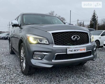 Сірий Інфініті QX80, об'ємом двигуна 5.6 л та пробігом 65 тис. км за 36999 $, фото 7 на Automoto.ua