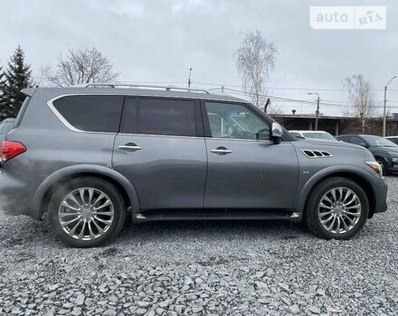 Сірий Інфініті QX80, об'ємом двигуна 5.6 л та пробігом 65 тис. км за 36999 $, фото 10 на Automoto.ua