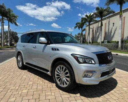 Серый Инфинити QX80, объемом двигателя 5.6 л и пробегом 72 тыс. км за 5900 $, фото 6 на Automoto.ua