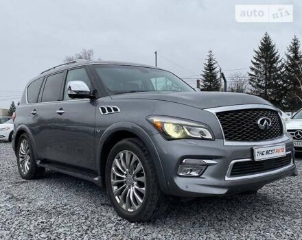 Сірий Інфініті QX80, об'ємом двигуна 5.6 л та пробігом 65 тис. км за 36999 $, фото 8 на Automoto.ua