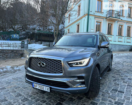 Серый Инфинити QX80, объемом двигателя 5.6 л и пробегом 74 тыс. км за 49000 $, фото 20 на Automoto.ua