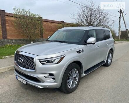 Сірий Інфініті QX80, об'ємом двигуна 5.6 л та пробігом 57 тис. км за 49500 $, фото 8 на Automoto.ua