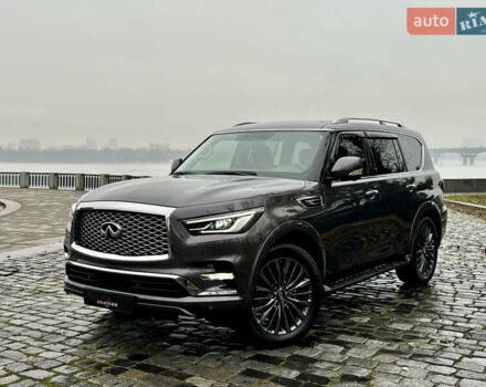 Сірий Інфініті QX80, об'ємом двигуна 5.55 л та пробігом 35 тис. км за 58999 $, фото 153 на Automoto.ua