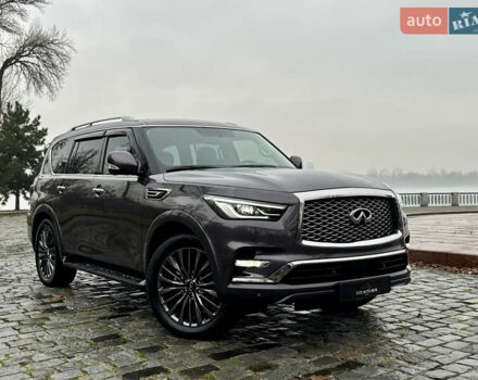 Сірий Інфініті QX80, об'ємом двигуна 5.55 л та пробігом 35 тис. км за 58999 $, фото 165 на Automoto.ua