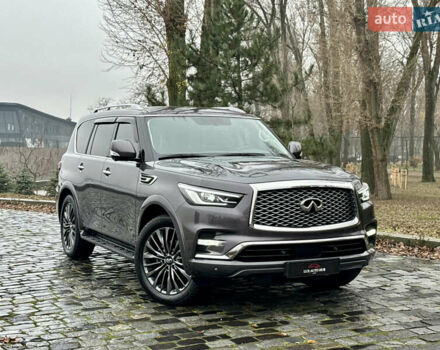 Сірий Інфініті QX80, об'ємом двигуна 5.55 л та пробігом 35 тис. км за 58999 $, фото 148 на Automoto.ua