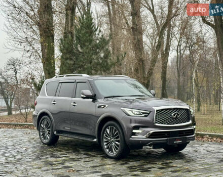 Сірий Інфініті QX80, об'ємом двигуна 5.55 л та пробігом 35 тис. км за 58999 $, фото 119 на Automoto.ua