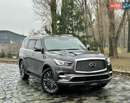 Сірий Інфініті QX80, об'ємом двигуна 5.55 л та пробігом 35 тис. км за 58999 $, фото 155 на Automoto.ua