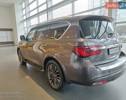Серый Инфинити QX80, объемом двигателя 5.55 л и пробегом 98 тыс. км за 54900 $, фото 9 на Automoto.ua