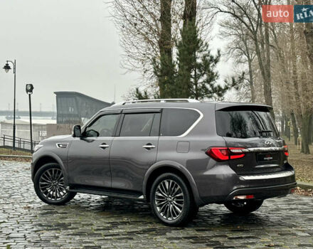 Сірий Інфініті QX80, об'ємом двигуна 5.55 л та пробігом 35 тис. км за 58999 $, фото 29 на Automoto.ua