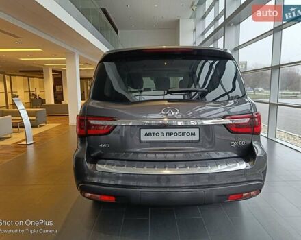 Серый Инфинити QX80, объемом двигателя 5.55 л и пробегом 98 тыс. км за 54900 $, фото 8 на Automoto.ua