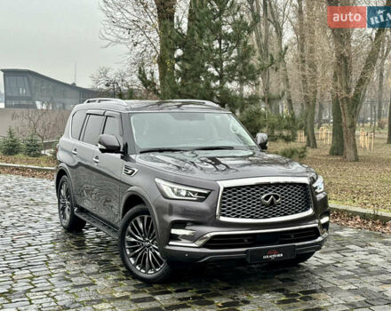 Сірий Інфініті QX80, об'ємом двигуна 5.55 л та пробігом 35 тис. км за 58999 $, фото 10 на Automoto.ua