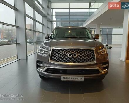 Серый Инфинити QX80, объемом двигателя 5.55 л и пробегом 98 тыс. км за 54900 $, фото 5 на Automoto.ua