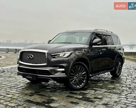 Сірий Інфініті QX80, об'ємом двигуна 5.55 л та пробігом 35 тис. км за 58999 $, фото 154 на Automoto.ua